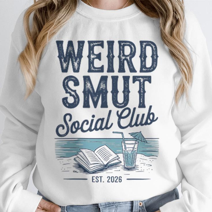 Spicy Romance Book Reader Fan Weird Smut Social Club Unisex Sweatshirt Spicy Romance Book Reader Fan Weird Smut Social Club Unisex Sweatshirt
