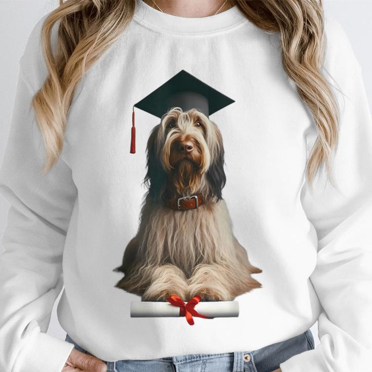 Spinone Italiano Dog Graduation Cap School Graduate Owner Men Women Kids Unisex Sweatshirt