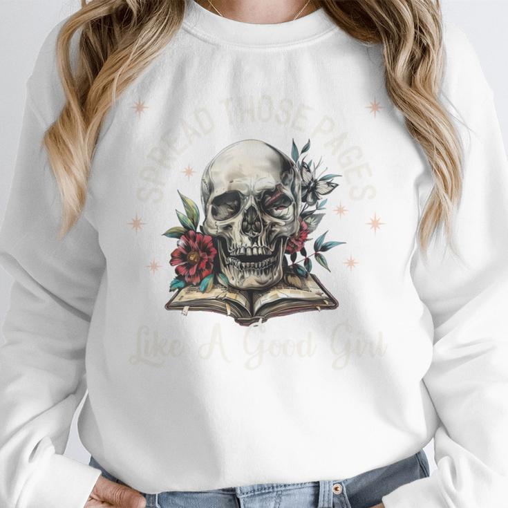 Spread Those Pages Like A Good Girl Dark Romance Smutt Books Unisex Sweatshirt Spread Those Pages Like A Good Girl Dark Romance Smutt Books Unisex Sweatshirt