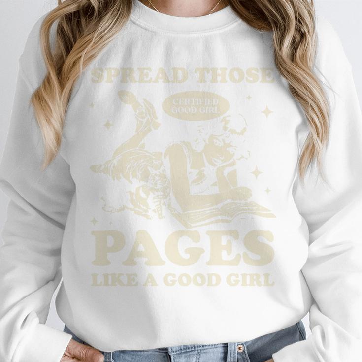 Spread Those Pages Like A Good Girl Shirt Smutty Spicy Book Premium Tri-Blend Unisex Sweatshirt Spread Those Pages Like A Good Girl Shirt Smutty Spicy Book Premium Tri-Blend Unisex Sweatshirt