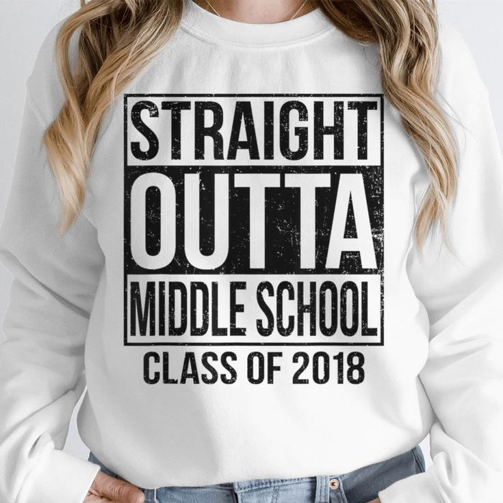 Straight Outta Middle School Graduation Unisex Sweatshirt
