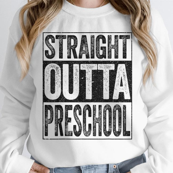 Straight Outta Preschool Shirt Boy Girl Graduation Unisex Sweatshirt