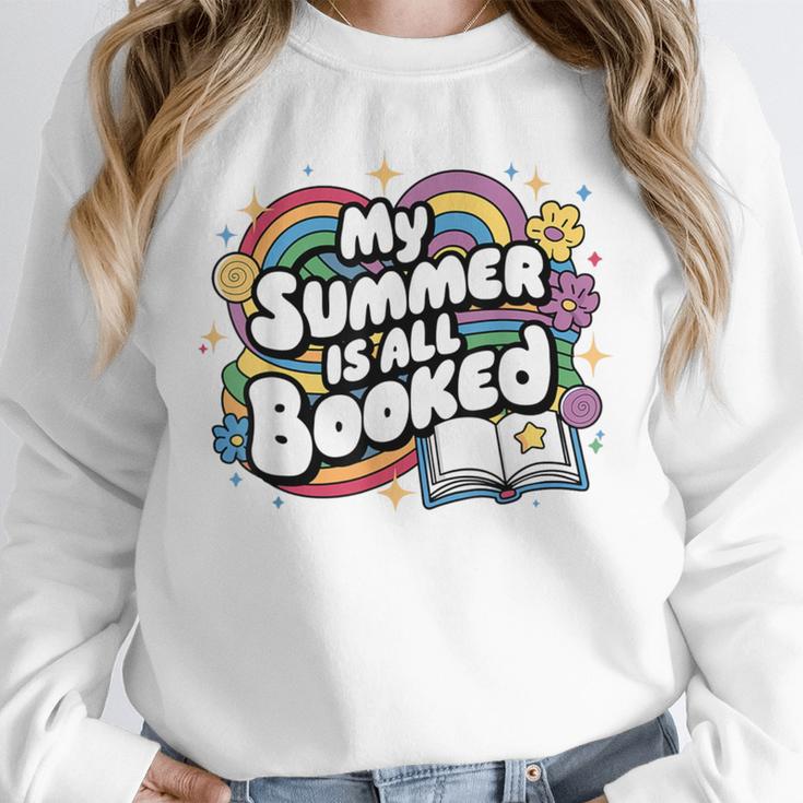 My Summer Is All Booked Book Reading Summer Reading For Men Women Unisex Sweatshirt