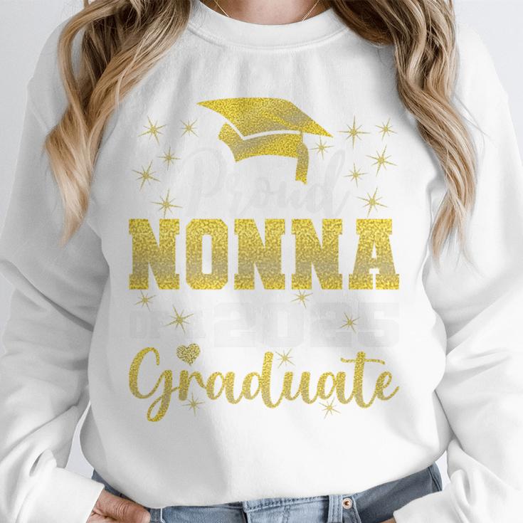 Super Proud Nonna Of 2025 Graduate Senior Graduation Family Premium Unisex Sweatshirt