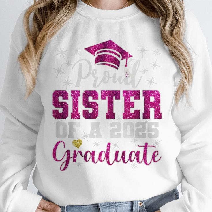 Super Proud Sister Of 2025 Graduate Senior Graduation Family Premium Tri-Blend Unisex Sweatshirt