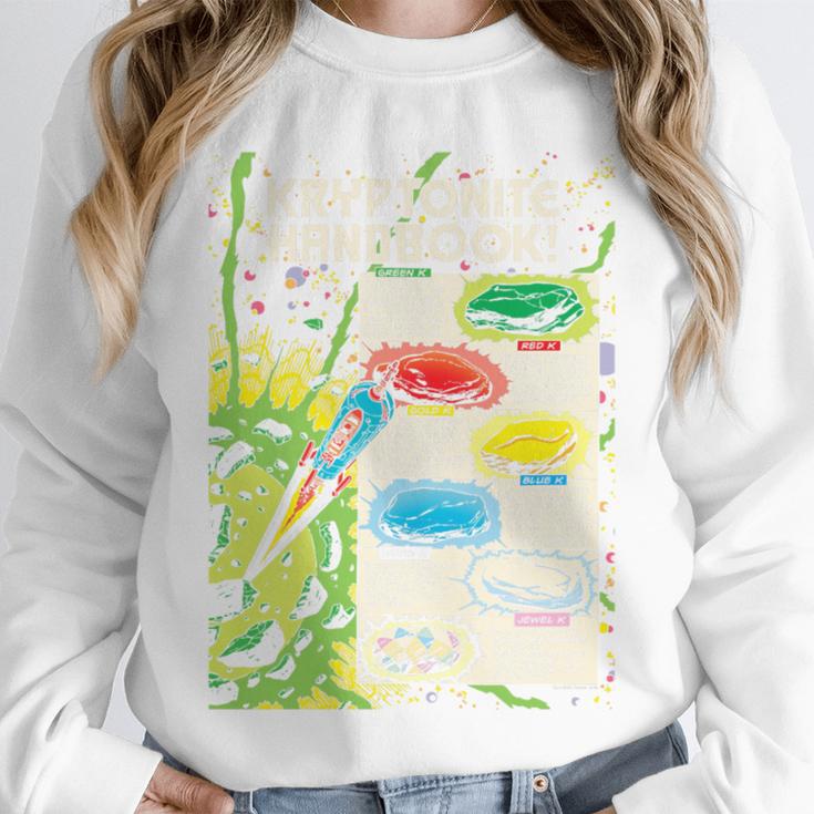 Superman Kryptonite Handbook Premium Tri-Blend Unisex Sweatshirt
