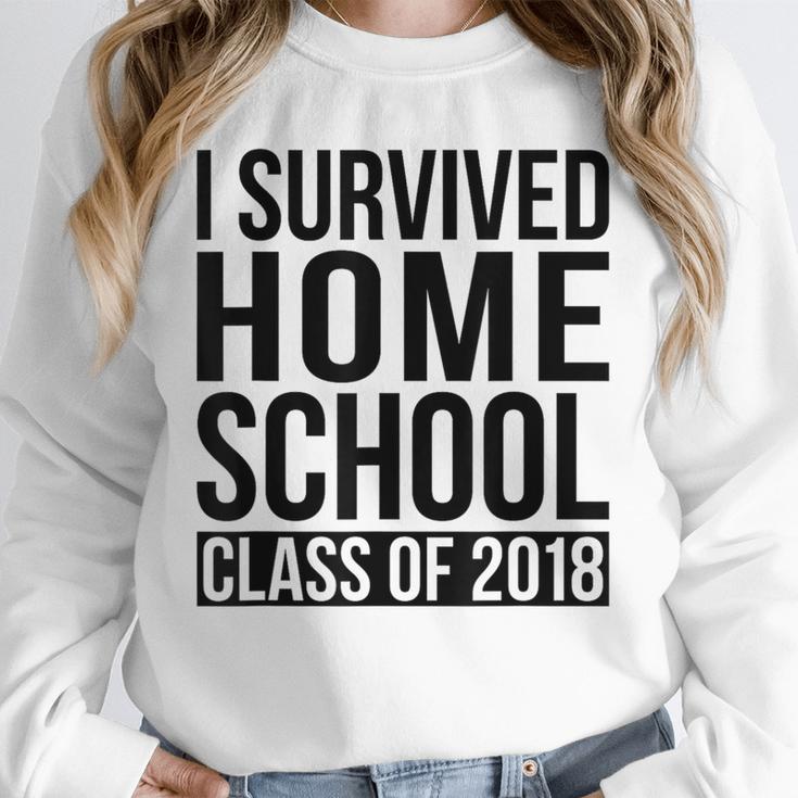 I Survived Home School Class Of 2018 Graduation Unisex Sweatshirt