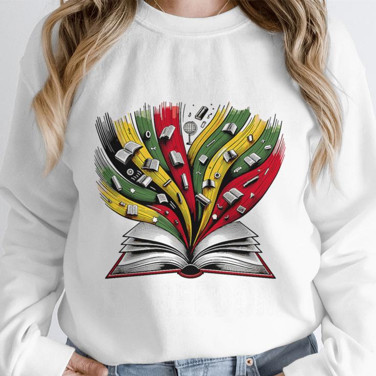 History Education Is Freedom Books Black History Premium Tri-Blend Unisex Sweatshirt History Education Is Freedom Books Black History Premium Tri-Blend Unisex Sweatshirt