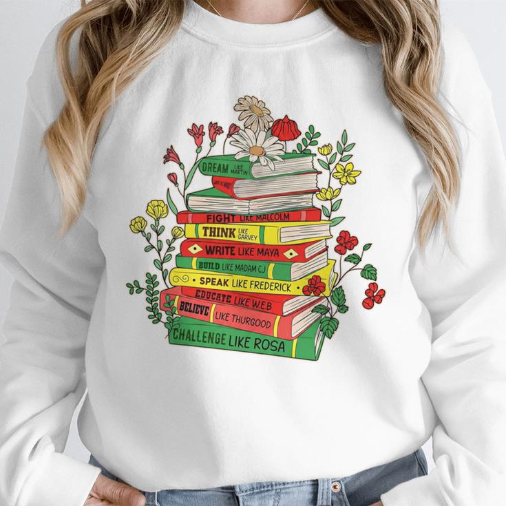 History Month Black History Shirts Book Lover Teacher Unisex Sweatshirt