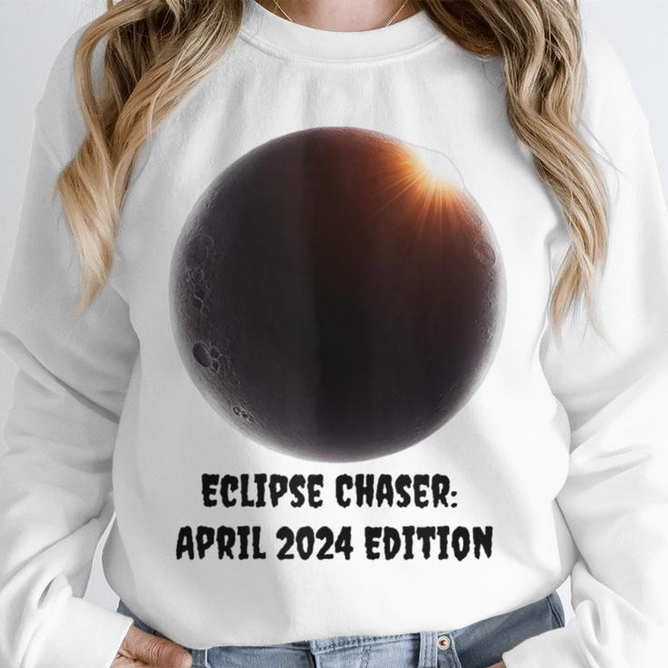 Total Solar Eclipse April 2024 Sky Watcher Memory Unisex Sweatshirt