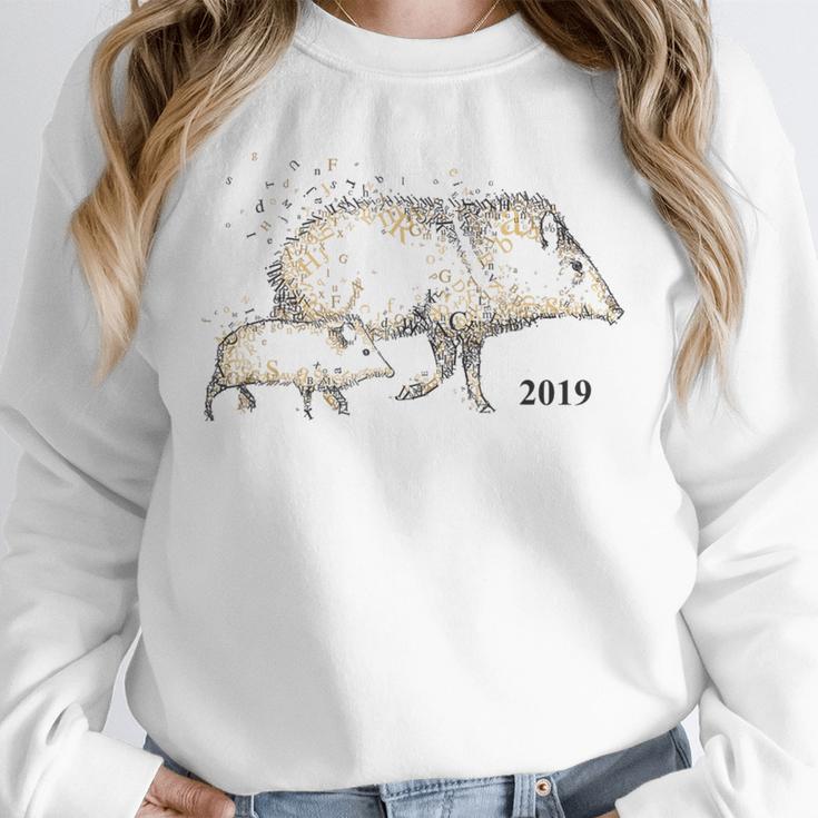 Tucson Festival Of Books TFOB 2019 Javelina Mascot Unisex Sweatshirt