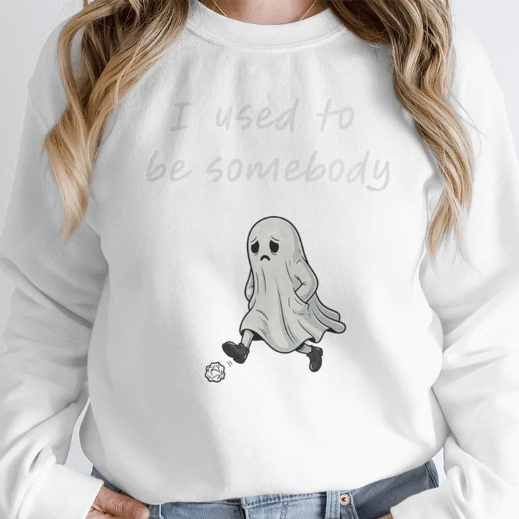 I Used To Be Somebody Nostalgia Halloween Spooky Season Premium Tri-Blend Unisex Sweatshirt I Used To Be Somebody Nostalgia Halloween Spooky Season Premium Tri-Blend Unisex Sweatshirt