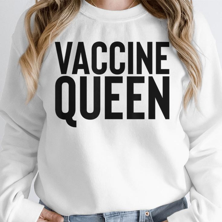 Vaccine Queen Nursing Graduation Shirt Unisex Sweatshirt