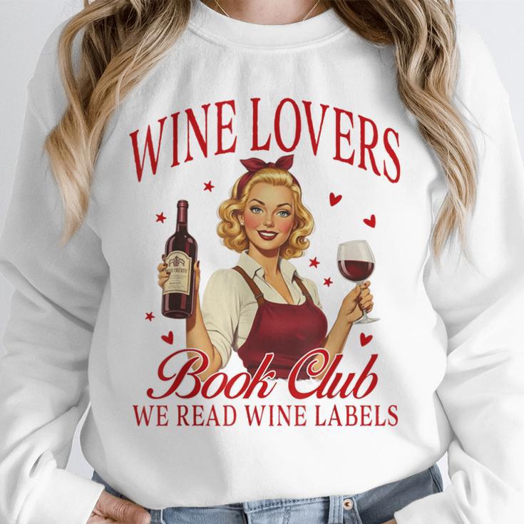 Valentine’s Day Wine Lovers Book Club We Read Wine Labels Unisex Sweatshirt Valentine’s Day Wine Lovers Book Club We Read Wine Labels Unisex Sweatshirt