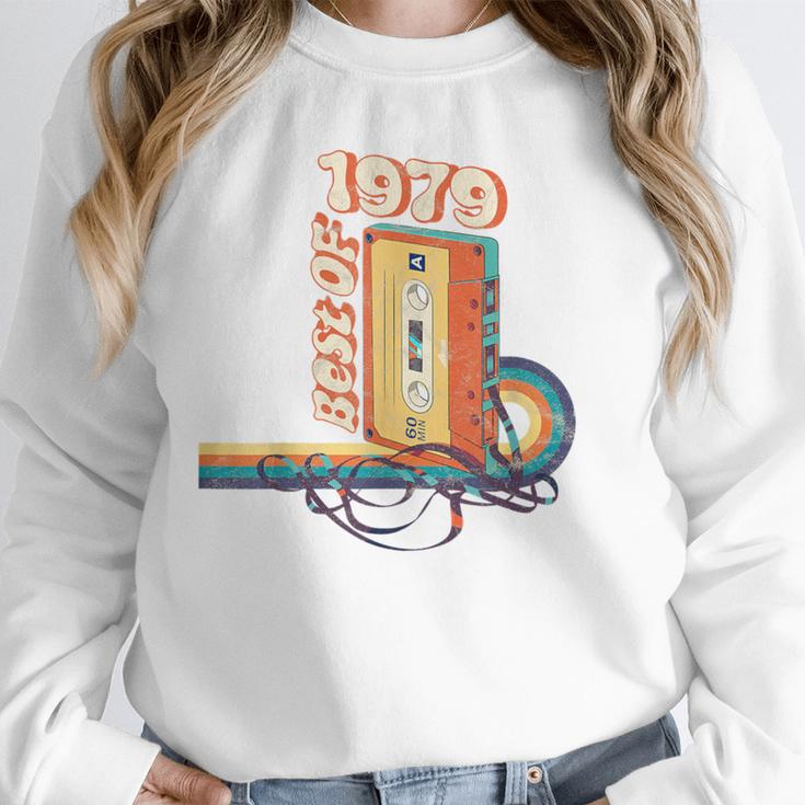 Vintage Best Of 1979 41st Birthday Graduation Cassette Tape Unisex Sweatshirt