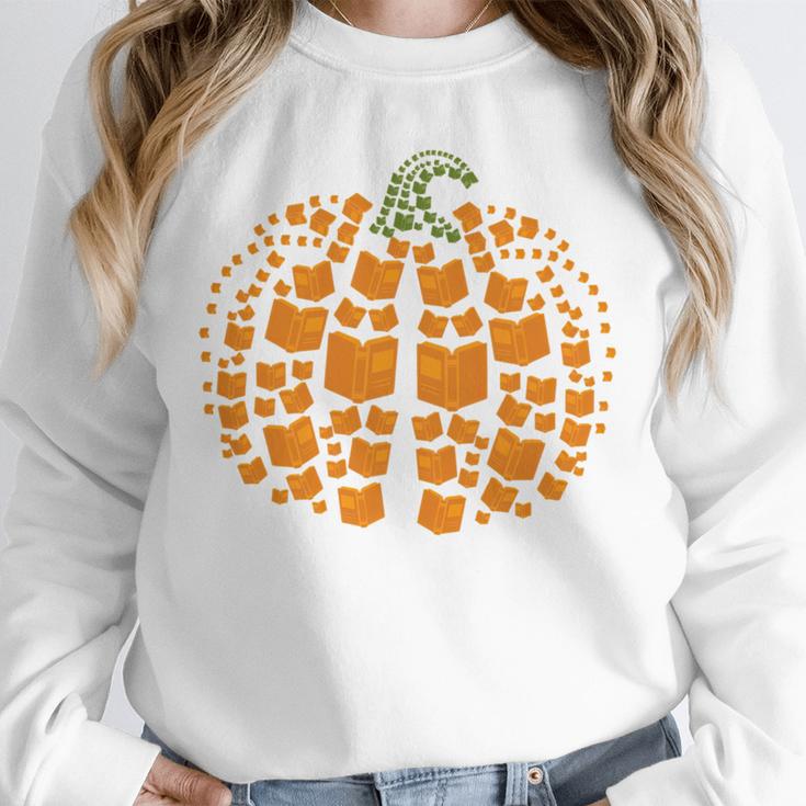 Vintage Book Pumpkin Autumn Fall Librarians Bookworm Teacher Unisex Sweatshirt Vintage Book Pumpkin Autumn Fall Librarians Bookworm Teacher Unisex Sweatshirt