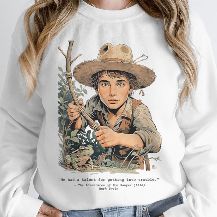 Vintage Children's Books The Adventures Of Tom Sawyer 1876 Unisex Sweatshirt Vintage Children's Books The Adventures Of Tom Sawyer 1876 Unisex Sweatshirt