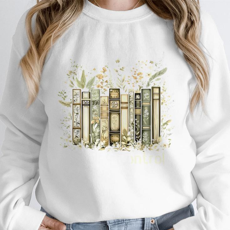 Vintage Floral Bookshelf I Have No Shelf Control Book Lovers Unisex Sweatshirt Vintage Floral Bookshelf I Have No Shelf Control Book Lovers Unisex Sweatshirt