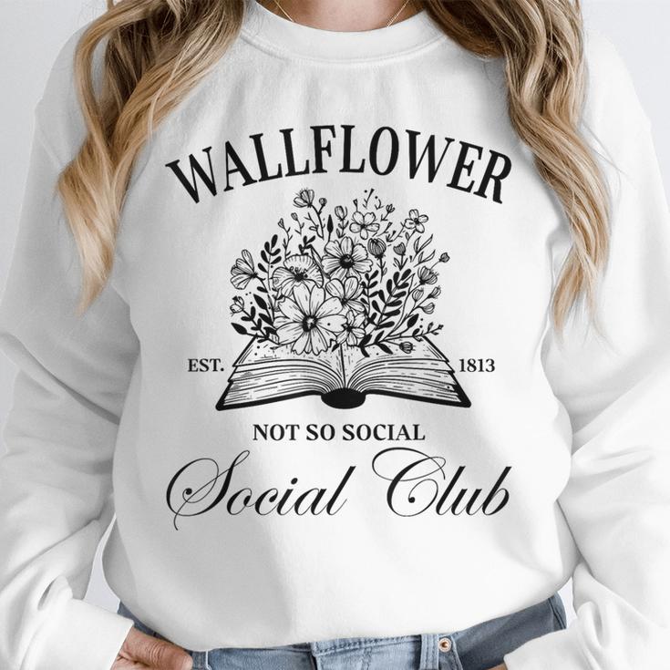 Wallflower Social Club Wildflower Social Club Book Lover Unisex Sweatshirt Wallflower Social Club Wildflower Social Club Book Lover Unisex Sweatshirt