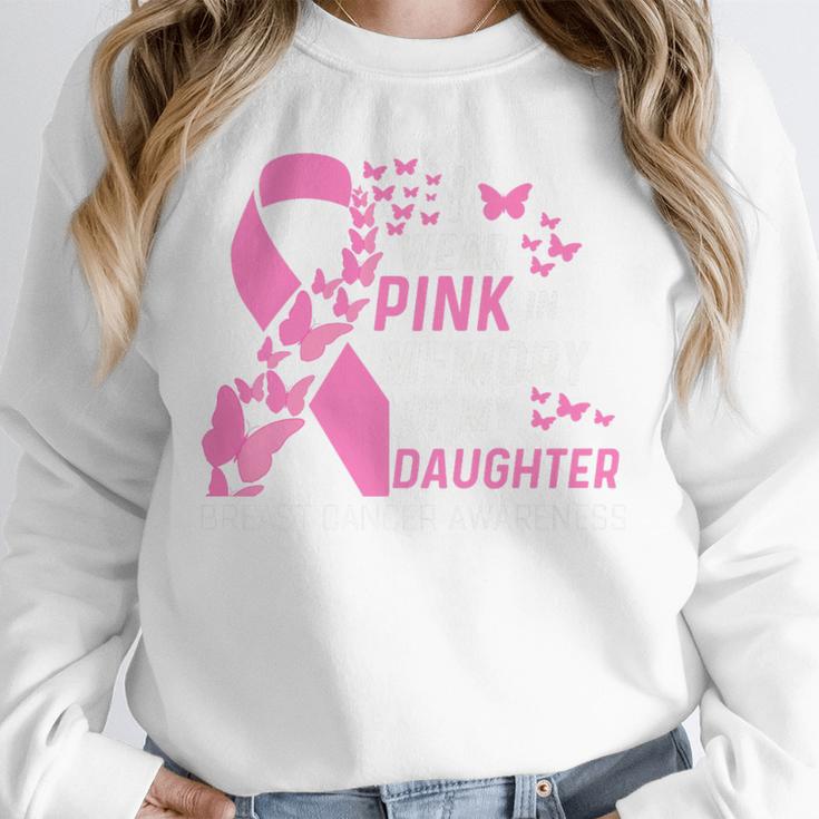 I Wear Pink In Memory Of My Daughter Breast Cancer Awareness Premium Unisex Sweatshirt I Wear Pink In Memory Of My Daughter Breast Cancer Awareness Premium Unisex Sweatshirt