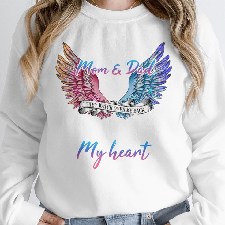 Wings In Memory Of Mom Dad In Heaven Guardian Angel Memorial Unisex Sweatshirt Wings In Memory Of Mom Dad In Heaven Guardian Angel Memorial Unisex Sweatshirt