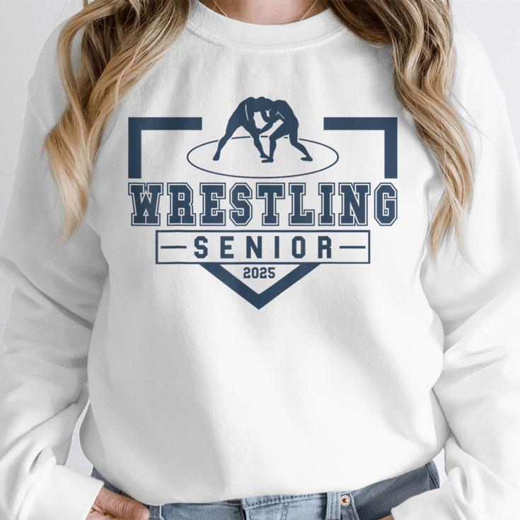 Wrestling Senior Night Wrestling Senior 2025 Graduation 66 Unisex Sweatshirt