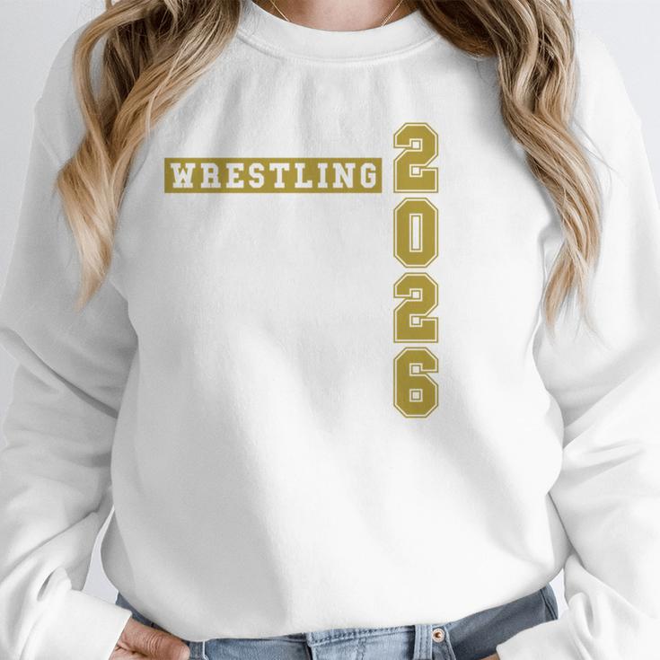 Wrestling Senior Night Wrestling Senior 2026 Graduation 43 Unisex Sweatshirt