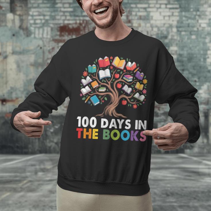 100 Days In The Books Reading Teachers Librarians School Unisex Sweatshirt 100 Days In The Books Reading Teachers Librarians School Unisex Sweatshirt