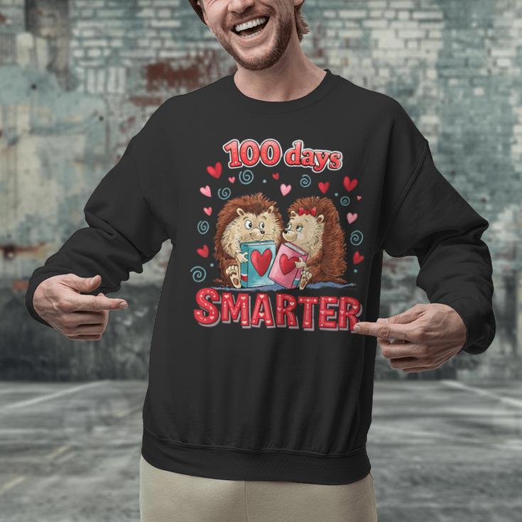 100 Days Smarter Shirt Cute Hedgehog Love Books School Tee Unisex Sweatshirt 100 Days Smarter Shirt Cute Hedgehog Love Books School Tee Unisex Sweatshirt