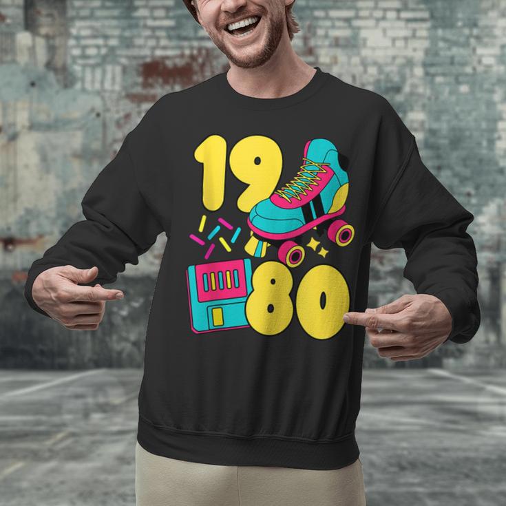 1980 Retro Raised In The 80s Old School Nostalgia Vibes Unisex Sweatshirt