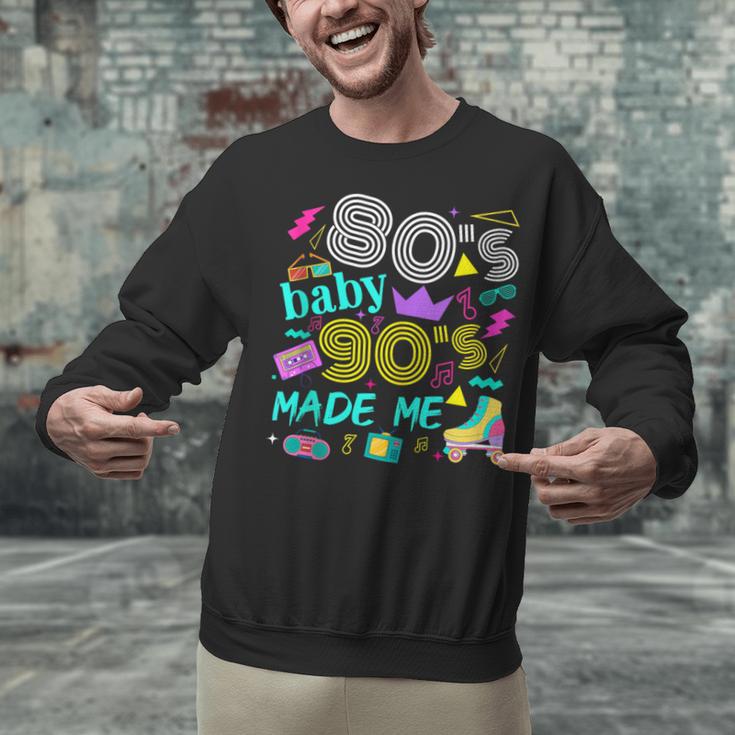 1980s 80's Baby 1990s 90's Made Me Birthday Nostalgia Vibes Unisex Sweatshirt 1980s 80's Baby 1990s 90's Made Me Birthday Nostalgia Vibes Unisex Sweatshirt