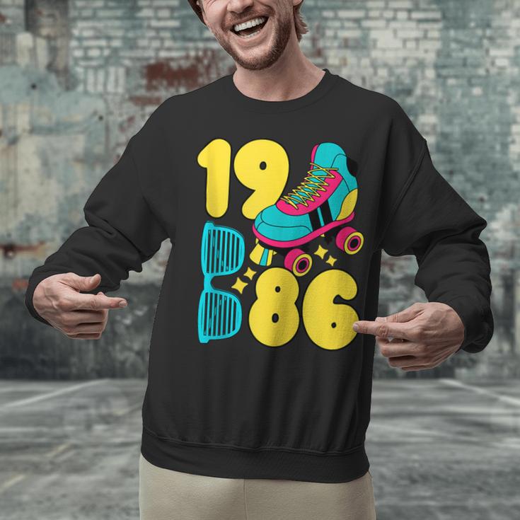 1986 Retro Raised In The 80s Old School Nostalgia Vibes Unisex Sweatshirt