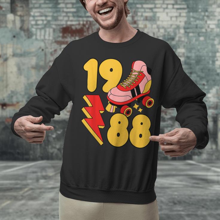 1988 Retro Roller Skate Vintage 80s Nostalgia Collector Unisex Sweatshirt