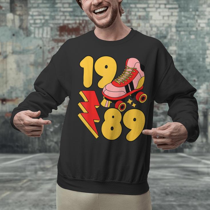 1989 Retro Roller Skate Vintage 80s Nostalgia Collector Unisex Sweatshirt