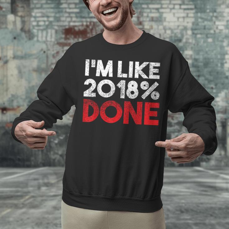 2018 Percent Done Senior Graduation Shirt Unisex Sweatshirt