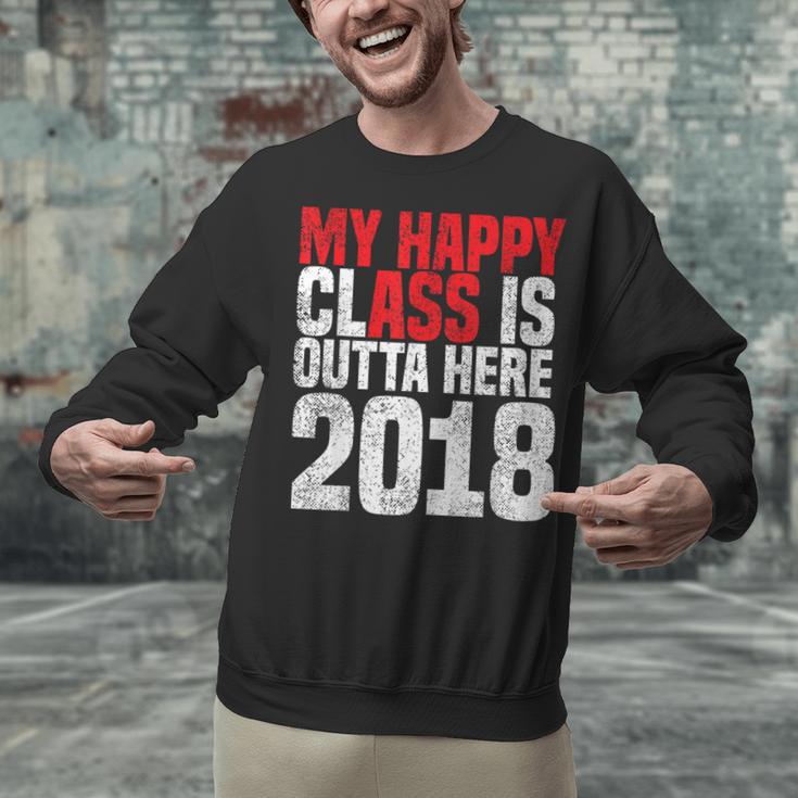 2018 Senior Graduation My Happy Class Shirt Unisex Sweatshirt