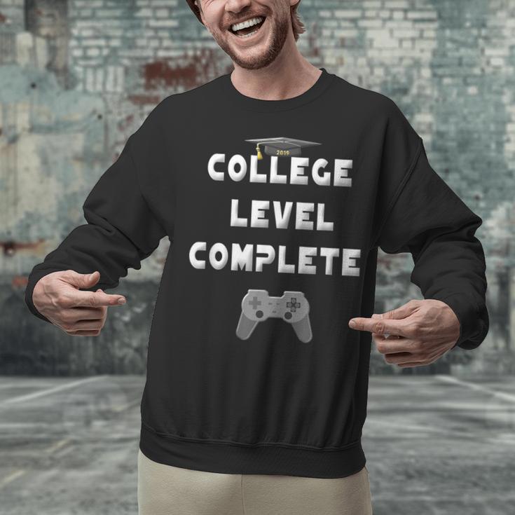 2019 College Level Complete Gamer Graduation Shirts Unisex Sweatshirt