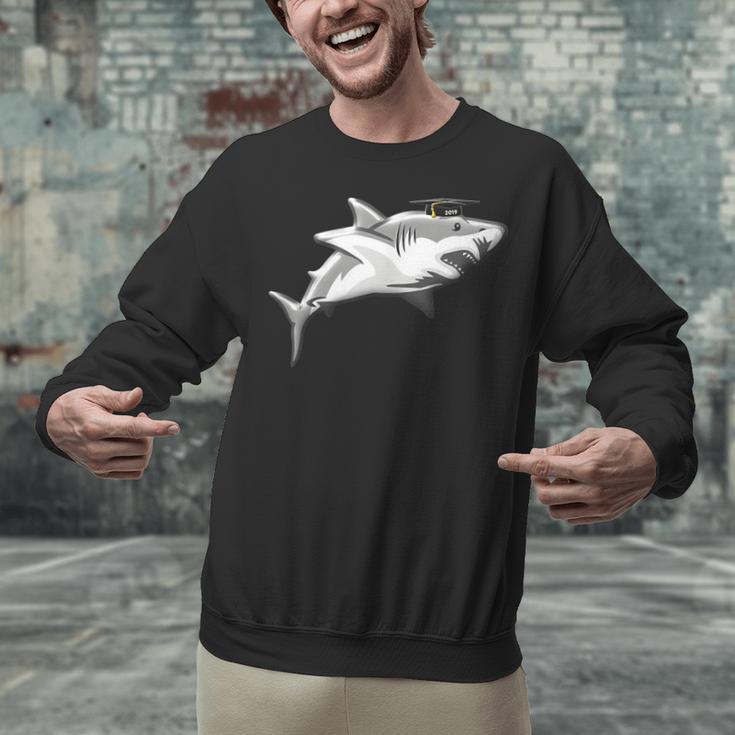 2019 Graduation SharkShirt High School College Grad Unisex Sweatshirt