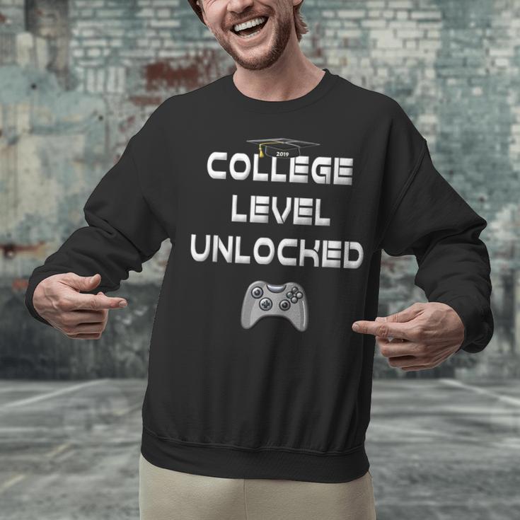 2019 High School Graduation College Level Unlocked Tee Unisex Sweatshirt