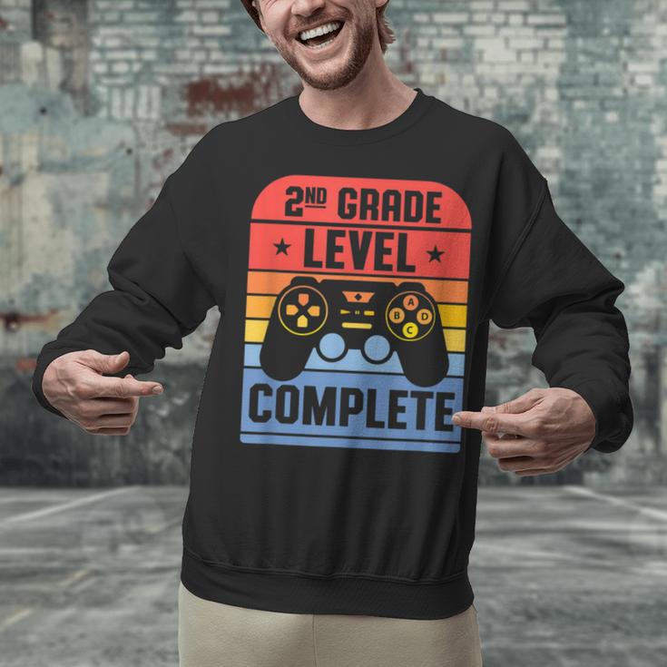 2nd Grade Level Complete Graduation Student Video Gamer Unisex Sweatshirt