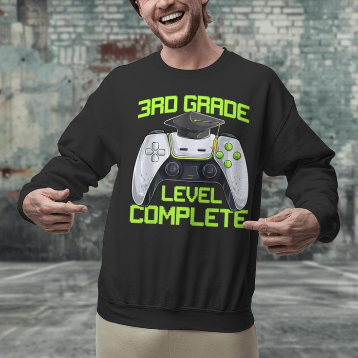 3rd Grade Level Complete Gamer Class Of 2026 Graduation Unisex Sweatshirt