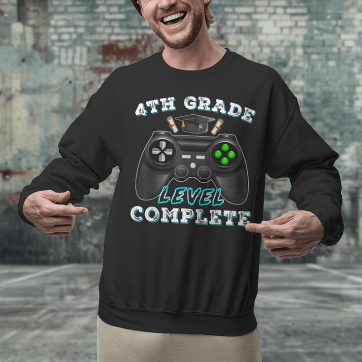 4th Grade Level Complete Gamer 4 Grade Graduation Unisex Sweatshirt