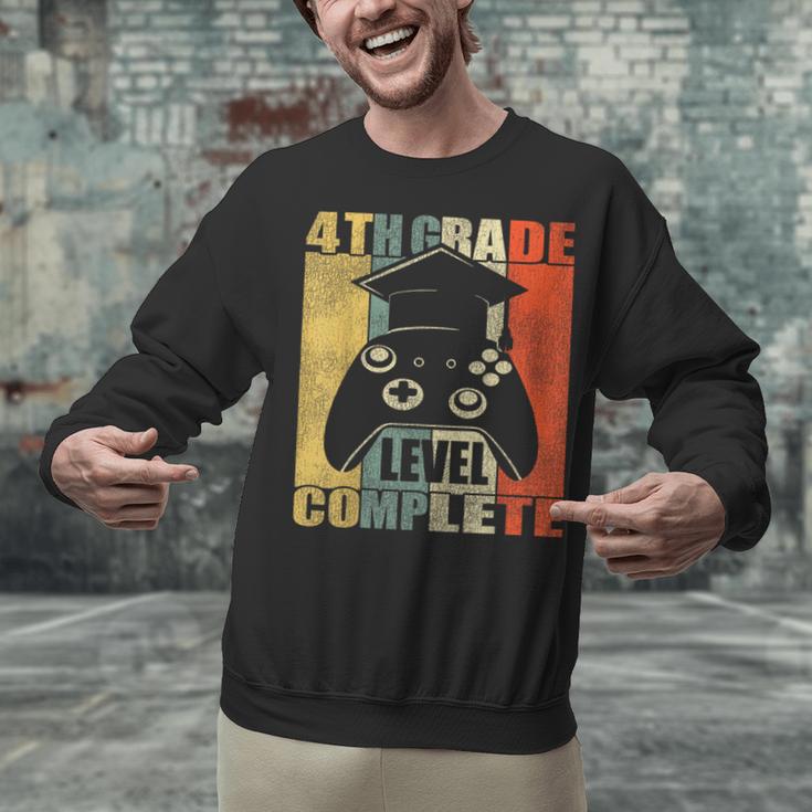 4th Grade Level Complete Gamer Class Of 2023 Graduation Unisex Sweatshirt