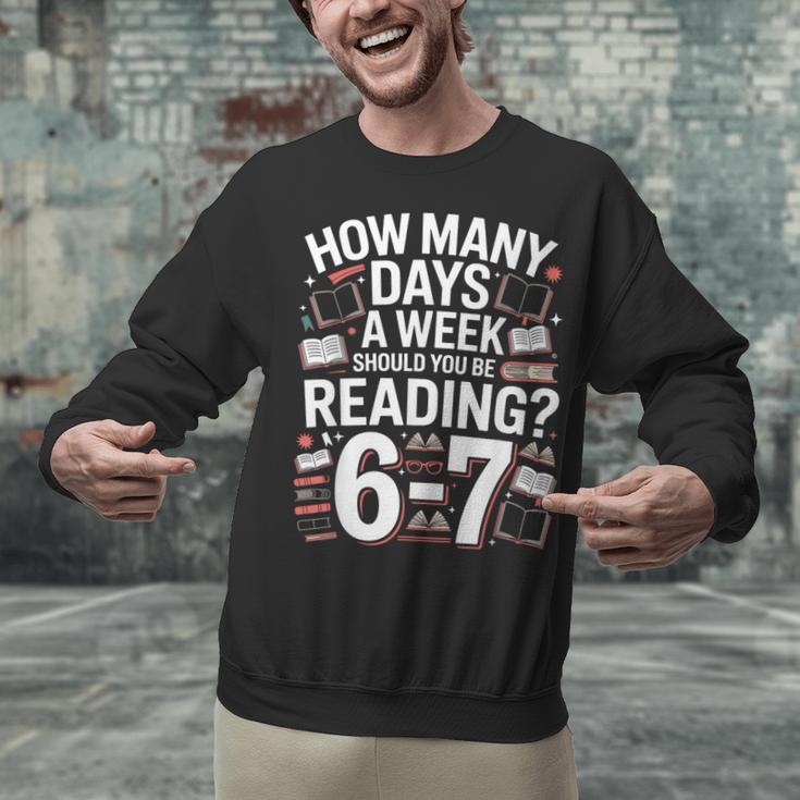 67 For Reading With Books Unisex Sweatshirt 67 For Reading With Books Unisex Sweatshirt