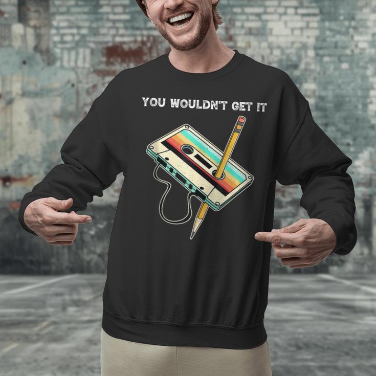 70s 80s 90s Retro Party Costume Nostalgia Cassette Unisex Sweatshirt 70s 80s 90s Retro Party Costume Nostalgia Cassette Unisex Sweatshirt