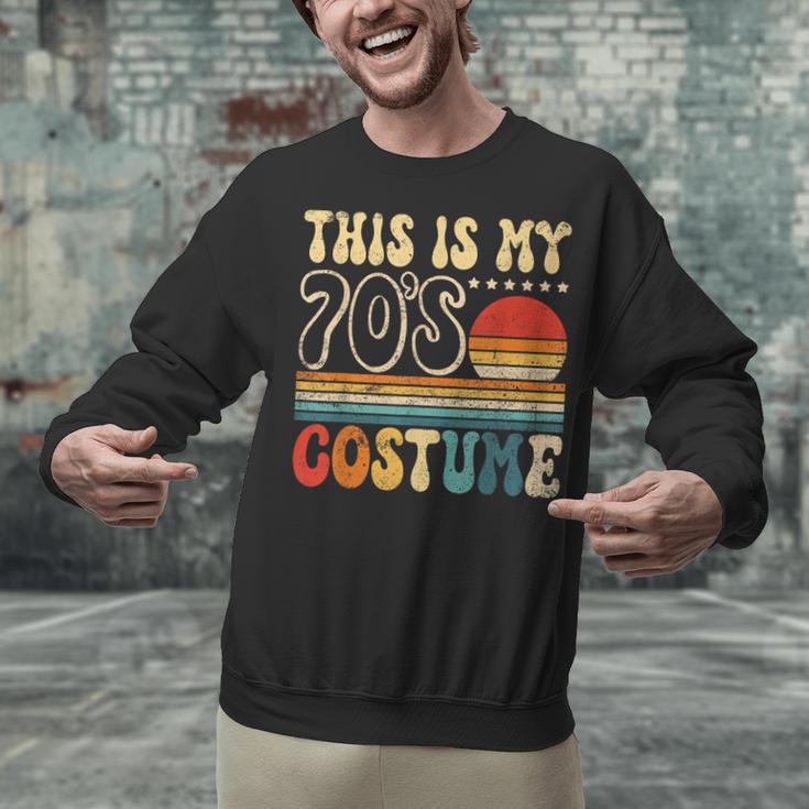 This Is My 70s Costume Vintage Nostalgia Mixtape 1970s Party Unisex Sweatshirt