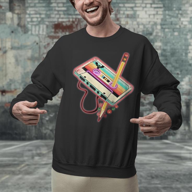 80s 90s Retro Halloween's Party Costume Nostalgia Cassette Unisex Sweatshirt 80s 90s Retro Halloween's Party Costume Nostalgia Cassette Unisex Sweatshirt