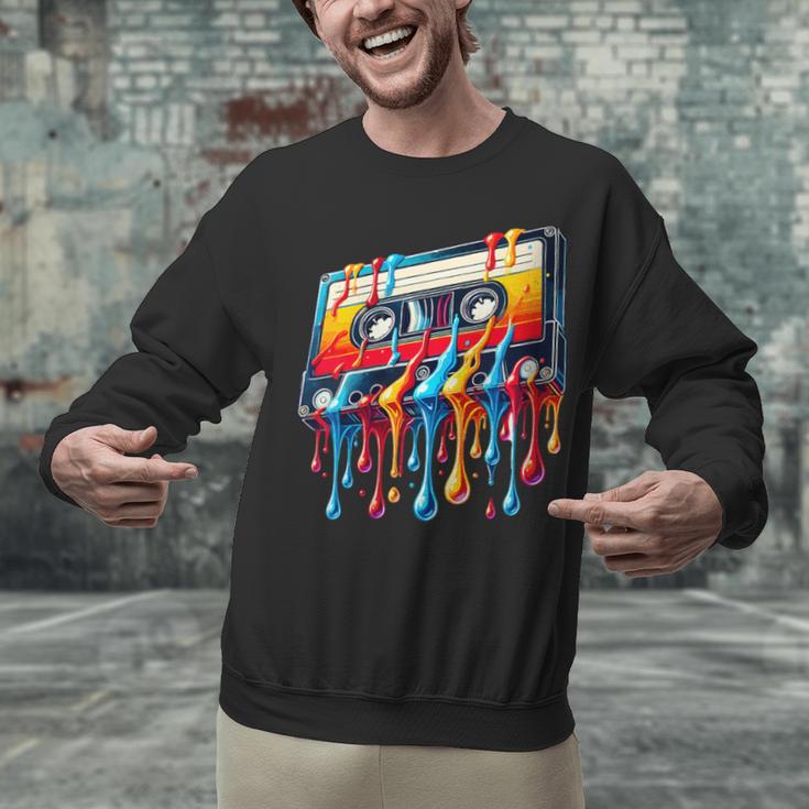 80s 90s Retro Party Costume Nostalgia Cassette Unisex Sweatshirt