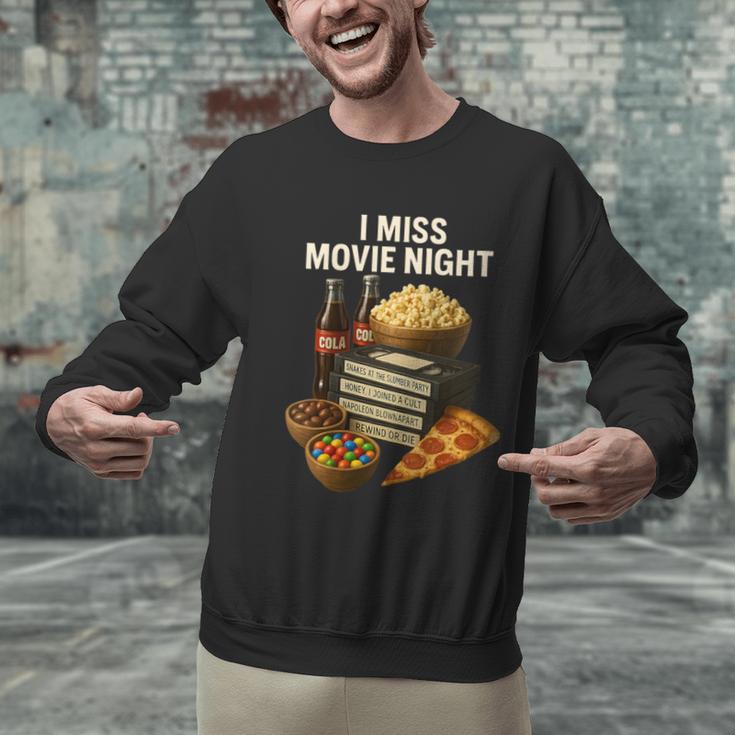 80's & 90's Nostalgia T- Shirt I Miss Movie Night Unisex Sweatshirt 80's & 90's Nostalgia T- Shirt I Miss Movie Night Unisex Sweatshirt