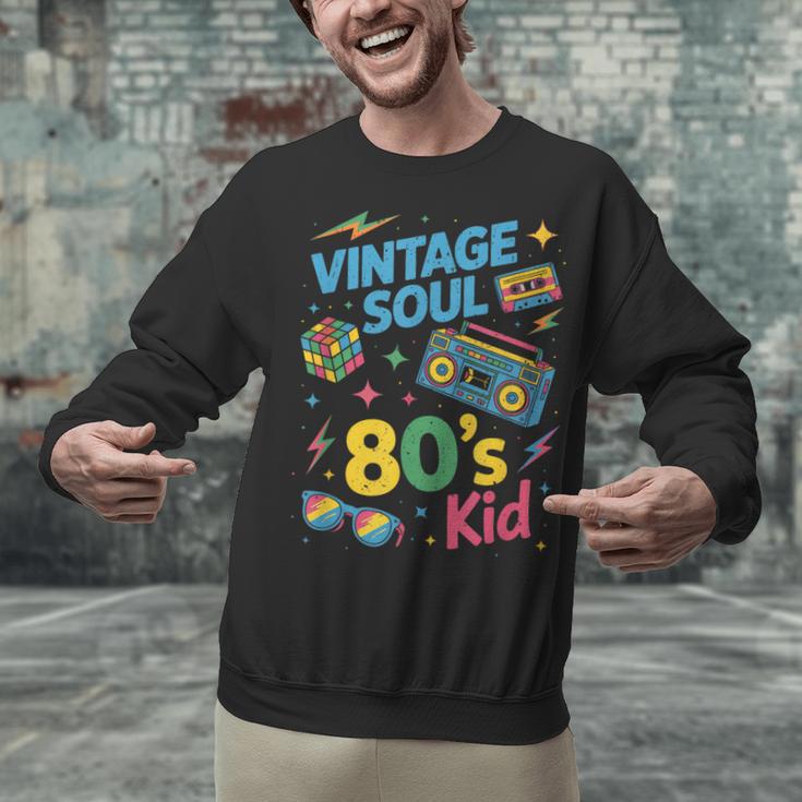80’s Kid Nostalgia Retro Music Lover Retro 1980s Throwback Unisex Sweatshirt